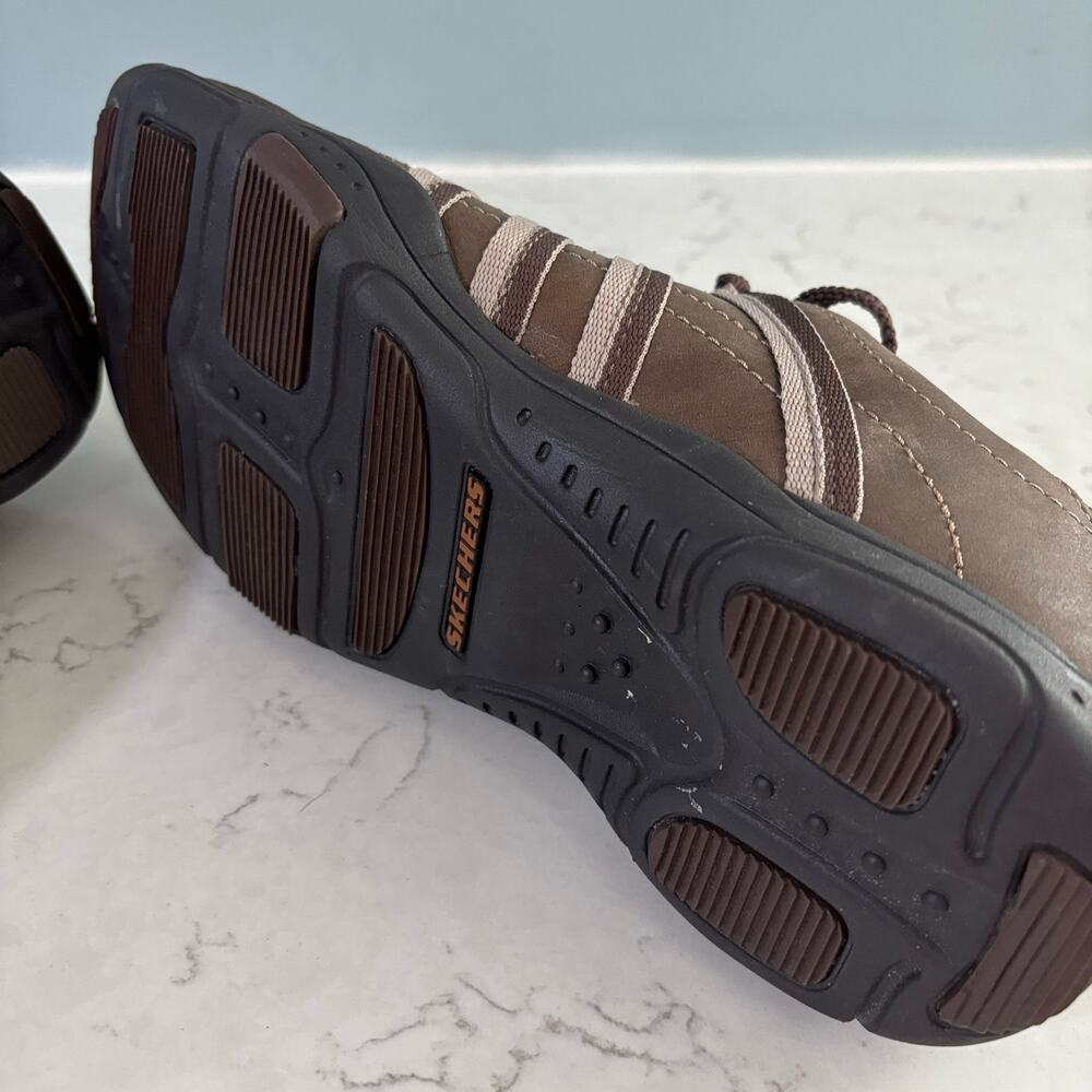 SKECHERS  Cush Shock Mens 8 Brown Casual Comfort Walking Shoe Sneaker - Picture 8 of 12